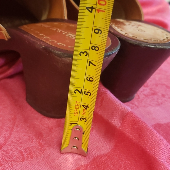 Saddle brown clogs, I listed as tan. - Picture 7 of 8